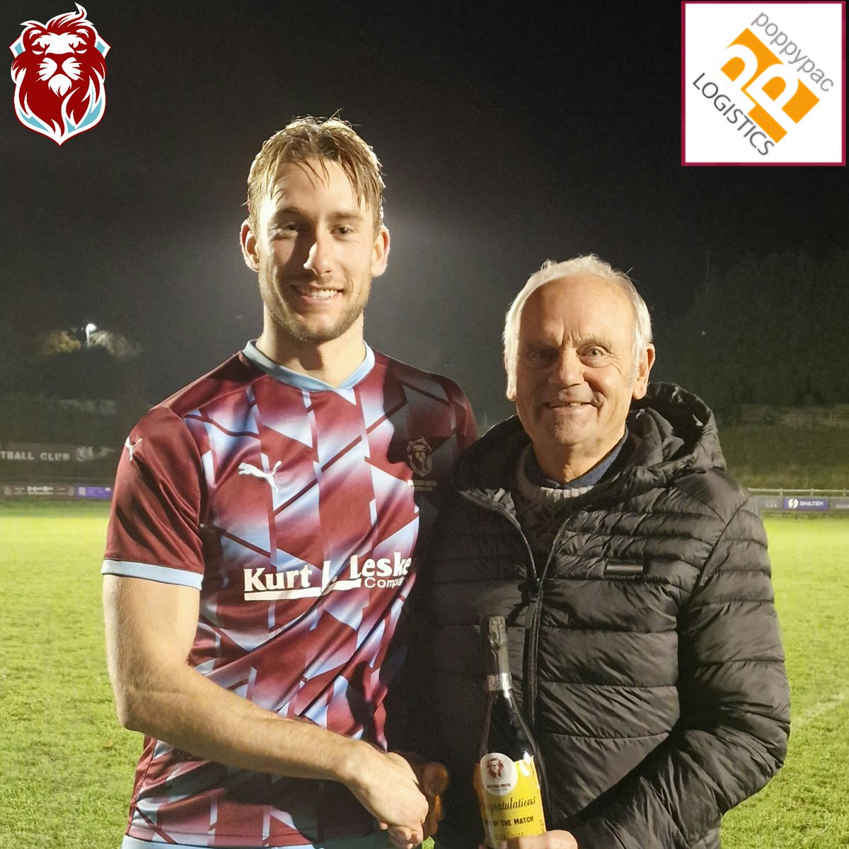 🍾 𝗣𝗟𝗔𝗬𝗘𝗥 𝗢𝗙 𝗧𝗛𝗘 𝗠𝗔𝗧𝗖𝗛 

The Hastings United Player Of The Match versus Carshalton was <a href="/FAGGY27_/">TOMMIE FAGG</a>

Thank you to our Tom Newman on behalf of Match Sponsor PoppyPac for choosing the winner
 
#HUFC 1-1 <a href="/CarshaltonA_FC/">Carshalton Athletic FC</a>

#COYU