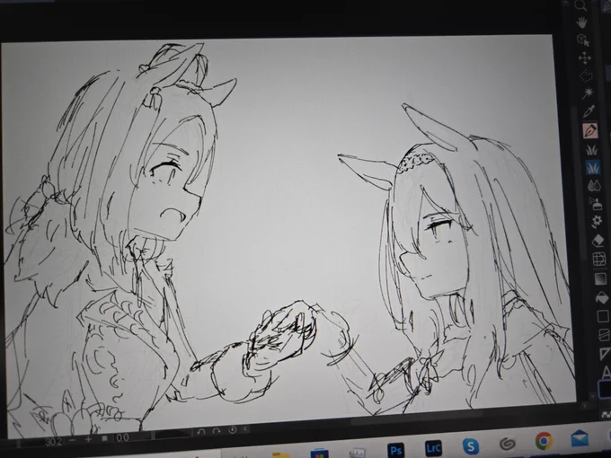ノリと勢いに任せていけないものを描こうとしてしまった気がした 