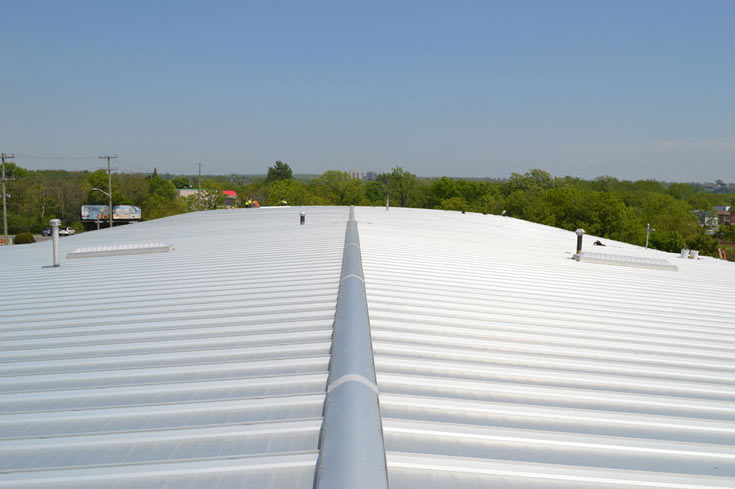 BelConBuilds's tweet image. #WaybackWednesday to our two-phase re-roofing project for Capital Movers &amp;amp; Storage! We used Butler&apos;s Lo-Pro Metal-Over-Metal and Slope Build-Up systems with MR-24 standing seam roof panels. Check our gallery for more! #ProjectGallery #Butler bit.ly/47F2XMJ
