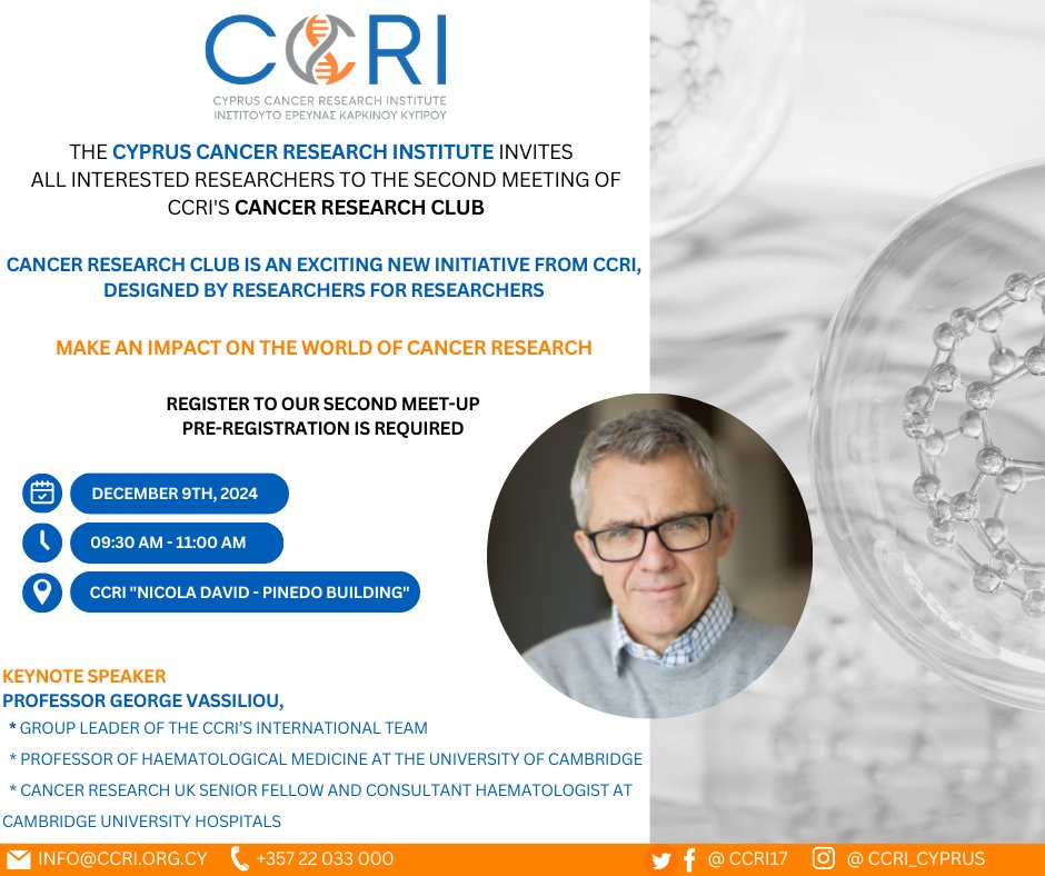 CCRI - Cyprus Cancer Research Institute tweet media