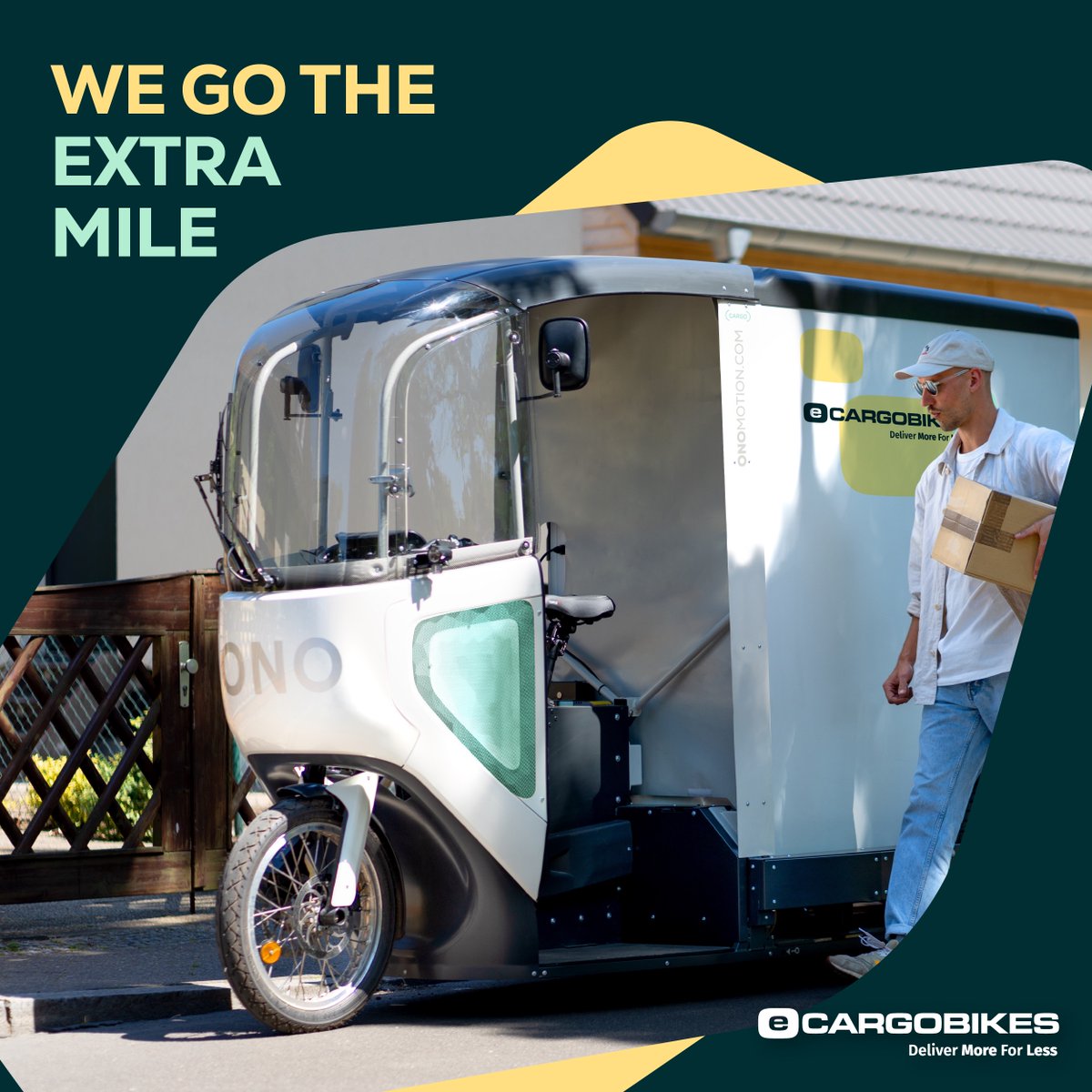 We provide a high quality service overseeing every part of the delivery process, from staff training to your precise standards, right through to the customer doorstep experience.
 Visit e-cargobikes.com 
#lastmiledelivery #ecargo  #cycledelivery #cleanair #zeroemissions