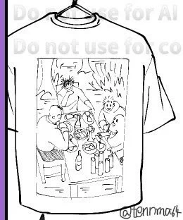 気に入ってる雑摸写
ジャンプラのTシャツ作れる機能でお兄ちゃんが作ったと考えられる 