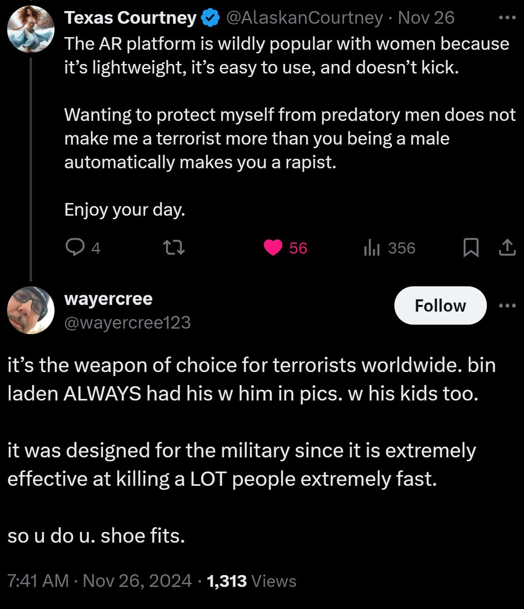 Bad Weapon Takes tweet media