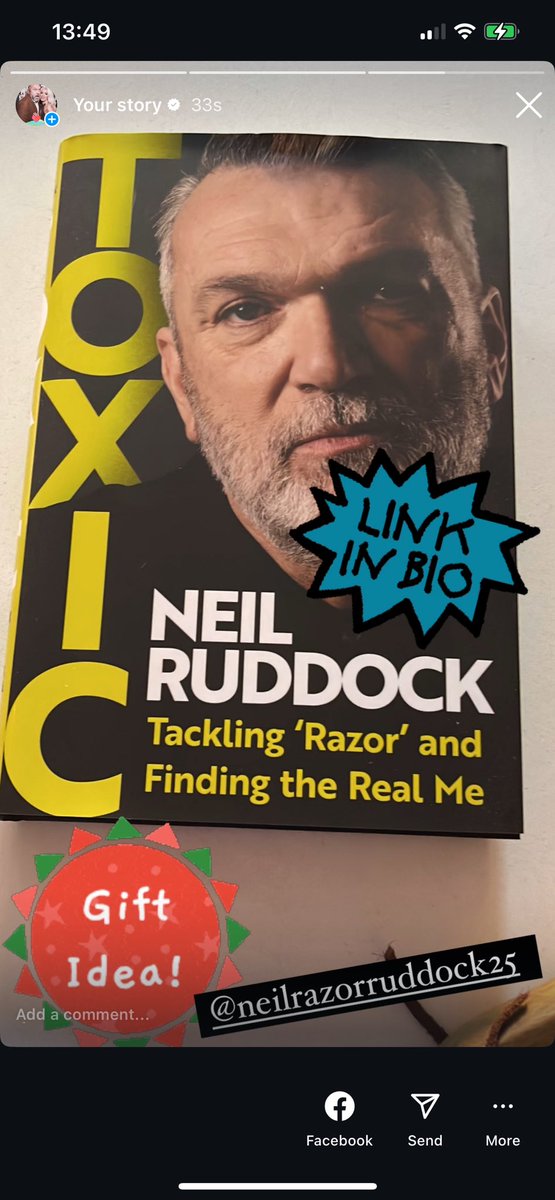 Mrs Leah Ruddock (@mrsrazorruddock) on Twitter photo Perfect Christmas gift idea hereβs the linkβ¦ geni.us/TOXICNeilRazorβ¦ #ChristmasGiftIdea <a href="/RealRazor/">Neil Ruddock</a> Perfect Christmas gift idea hereβs the linkβ¦ geni.us/TOXICNeilRazorβ¦ #ChristmasGiftIdea <a href="/RealRazor/">Neil Ruddock</a>