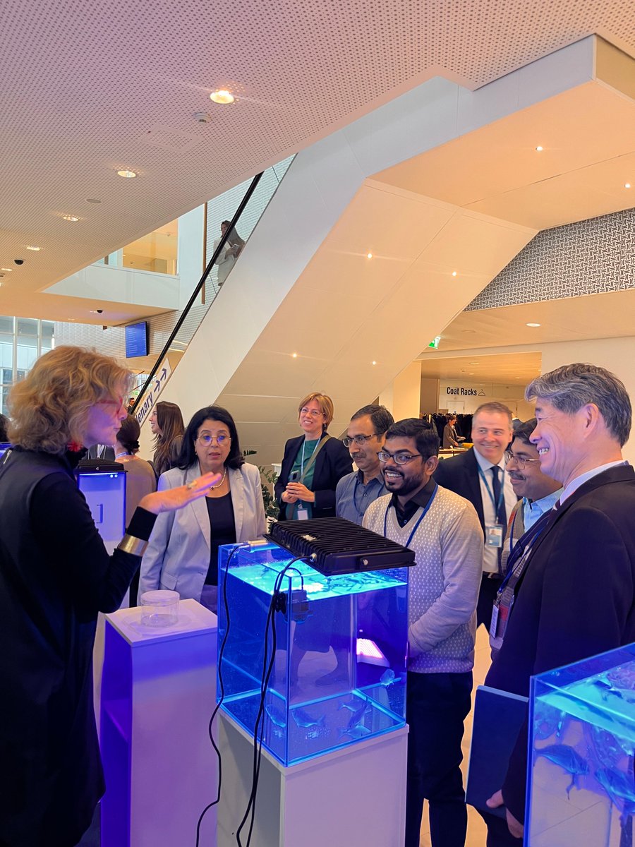 Our Marine Environment Labs housed in #Monaco are in #Vienna, Austria 🇦🇹 this week for the #IAEAMinisterial! 

Delegates are seeing first hand how #nuclear techniques can help protect marine ecosystems