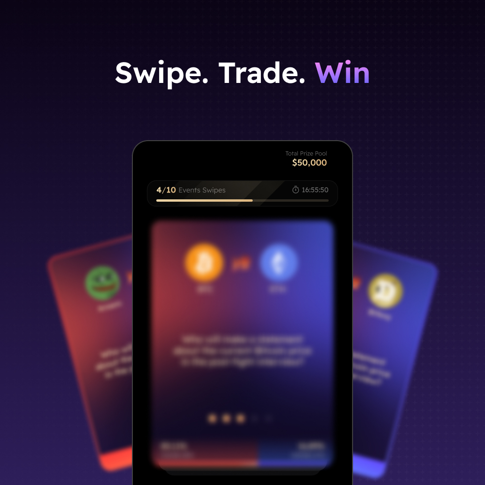 Bullish? Bearish? Swipe to decide.

Notis on <a href="/swipooor/">Swipooor</a> 🔔