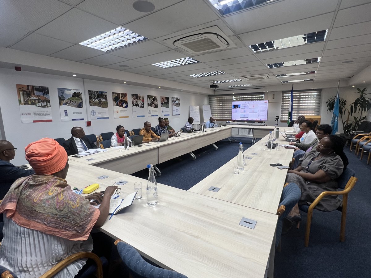 🤝Addressing Lesotho’s current food insecurity crisis requires coordinated efforts.

The Humanitarian Coordination Team today discussed resource mobilization, partner interventions, and innovative solutions to support the government’s response.