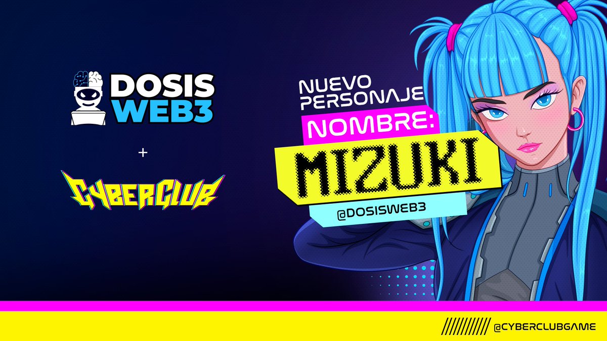 Gm gm Cybers 💛 

Queremos agradecer a la comunidad <a href="/DosisWeb3/">Dosis WEB3</a> por su participación en el nombramiento de esta heroína y también felicitamos a <a href="/say_sarg/">Say 💜</a> por haber ganado 🎉!

Con esto cerramos Noviembre. Muchas gracias por todo el apoyo! 

#web3gaming