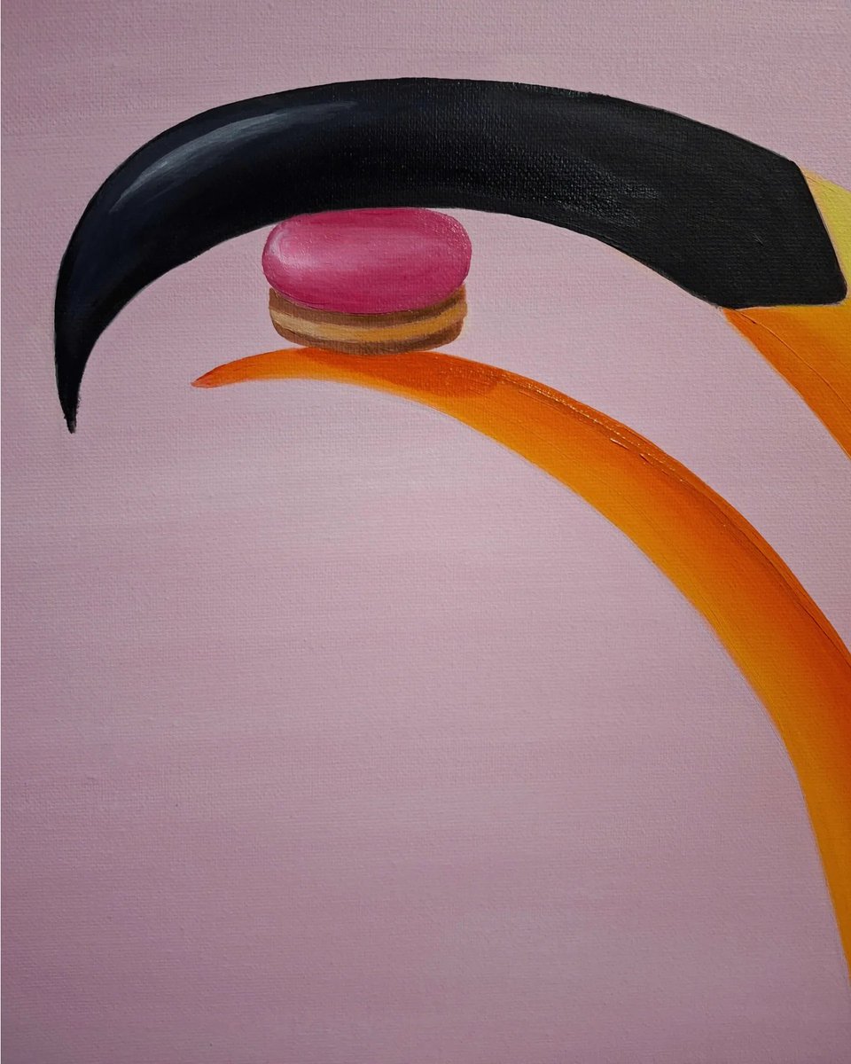 anuanupeltonen's tweet photo. Tähän teokseen yhdistin kaksi aiempaa tauluaihettani. Vain koska voin. Piispistukaani, 50x70x2cm öljy kankaalle 🍩🦤 Saatavilla 380€, sis.postituksen Suomessa. Tiedustelut dm 📩 #öljyvärimaalaus #tukaani #seonpiispanmunkki #turkulove #piispis https://t.co/7lG4yQB8pv