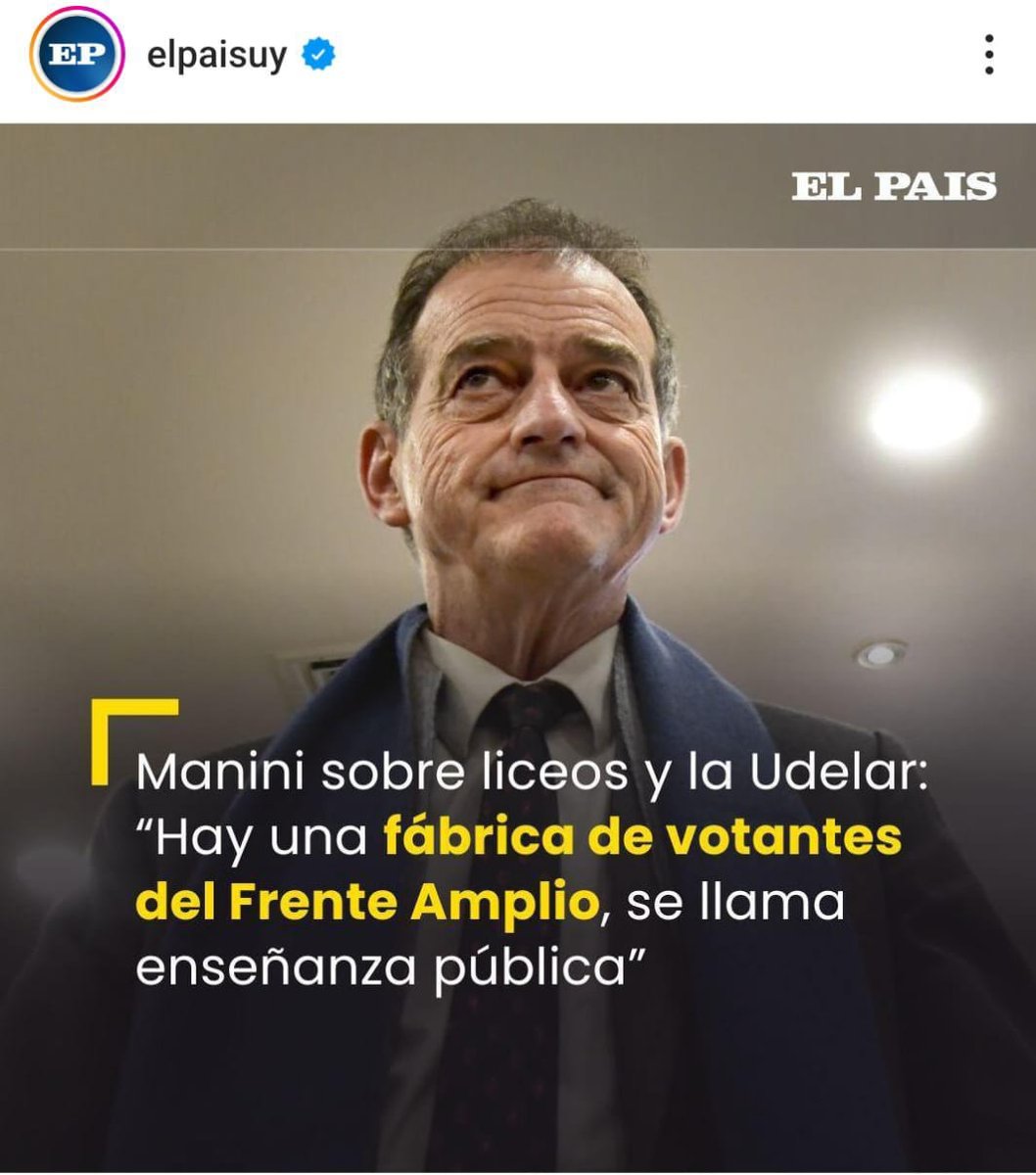 Se equivoca feo.
La fabrica de votantes del Frente Amplio brotó de un modelo de desigualdad inundado ademas  de episodios turbios.
 El desprecio por  la educación pública, siempre le costo disimularlo.