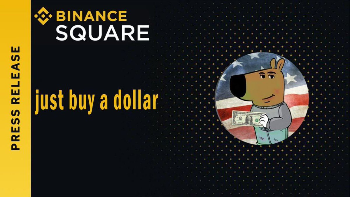 buyadollarcoin's tweet photo. 🔶 Binance square just shilled an article about ($1DOLLAR)

🔶 https://t.co/Dz2Iyrwc9S https://t.co/qG3LddSUYq