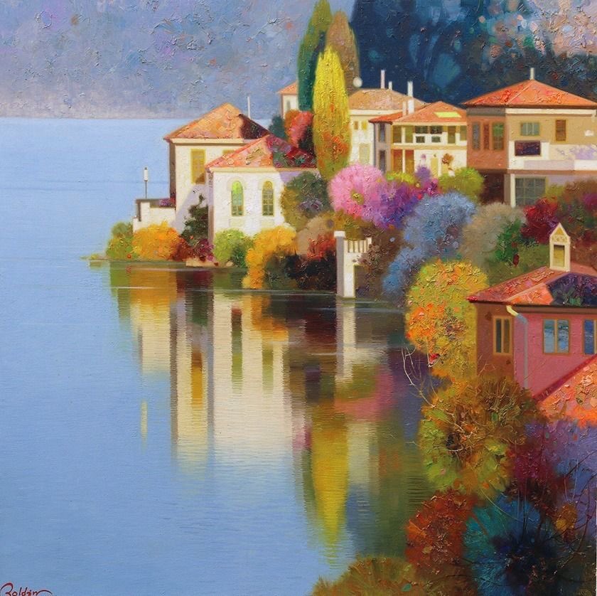 HWarloww's tweet photo. Hello again. I’ve posted quite a few of 
Pedro Roldán Molina’s paintings before but not this one. Stunning reflections https://t.co/F42gIOzFRH
