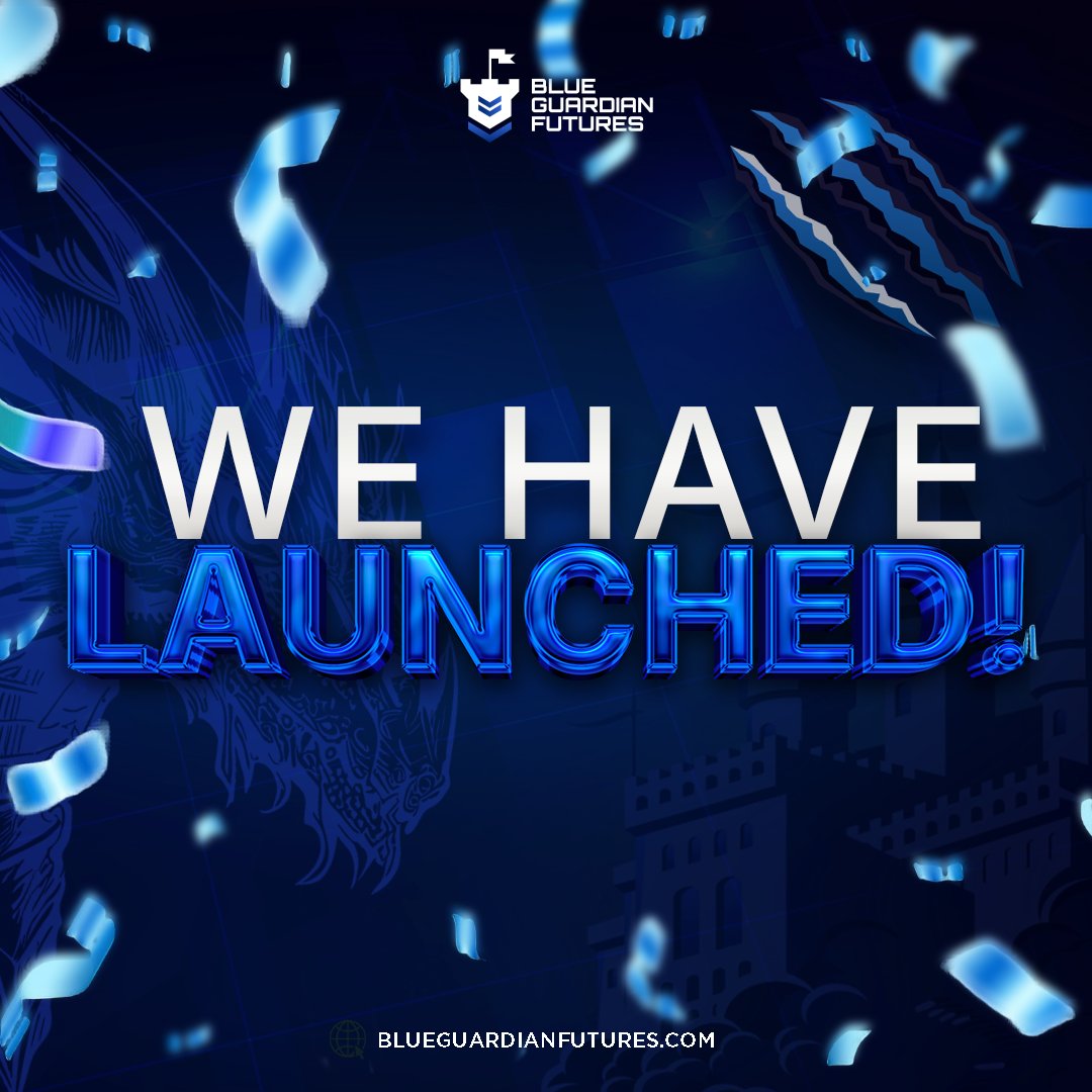 GuardianFutures's tweet image. We Are Live! 🥳

💙 Get 40% OFF on All Challenges for a Limited Time
💙 No Activation Fees Ever at BGF
💙 Low Prices with Industry Leading Features

Use the launch discount before it's gone at blueguardianfutures.com 🐉