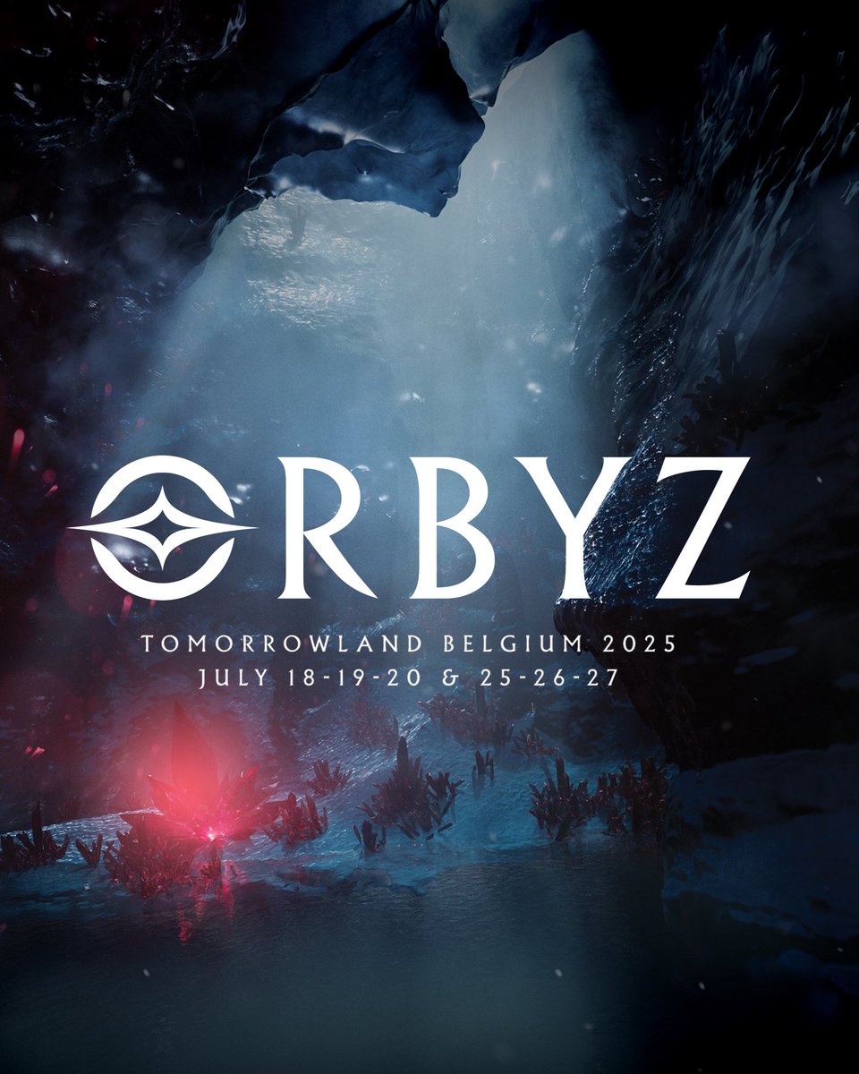 tomorrowland's tweet photo. Prepare for a whole new world in 2025 with the brand-new theme: Orbyz. Pre-Registration for Tomorrowland Belgium 2025 starts December 5. https://t.co/poxBOWk6Xi