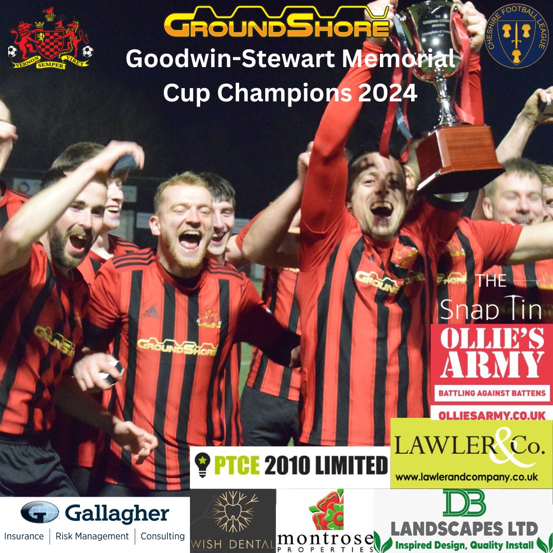 PoyntonFC's tweet photo. Last night the First Team were crowned champions of the Goodwin-Stewart Memorial Cup with a 2-0 victory over Uppermill FC 
@CheshireFL https://t.co/0GrzXshyB1