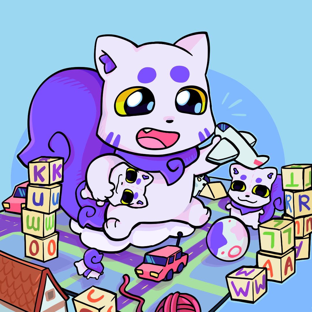 Kumo_TheKat's tweet photo. Kumo toys, plushies, apparel &amp; more! 🧸

Kumo is going to the mass market through physical consumer products
 
We’re bringing your favorite clumsy cat to retail, expanding the Kumo brand to web2 😻

But how?🧶👇 https://t.co/bDOjpSW4oK
