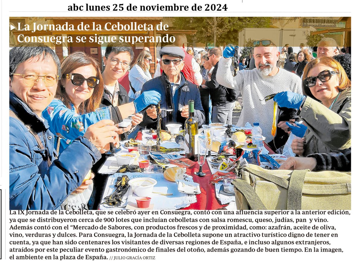 AytoConsuegra (@aytoconsuegra) on Twitter photo 📣 <a href="/abctoledo/">AAA Toledo</a> por Julio Garcia Ortiz. 🗞️Ultimas publicaciones sobre #consuegra
📰 Jornada de la Cebolleta 2024
📰 Interés en China por el turismo en Consuegra
<a href="/otconsuegra/">Turismo Consuegra</a> 📣 <a href="/abctoledo/">AAA Toledo</a> por Julio Garcia Ortiz. 🗞️Ultimas publicaciones sobre #consuegra
📰 Jornada de la Cebolleta 2024
📰 Interés en China por el turismo en Consuegra
<a href="/otconsuegra/">Turismo Consuegra</a>