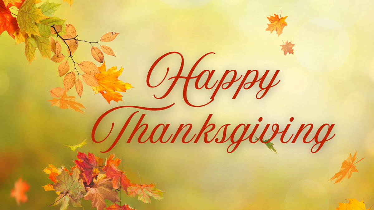 ksumner37's tweet photo. Wishing you a Happy Thanksgiving filled with good food, family and friends. We extend our heartfelt gratitude for all of you! https://t.co/jfeQagFoqn