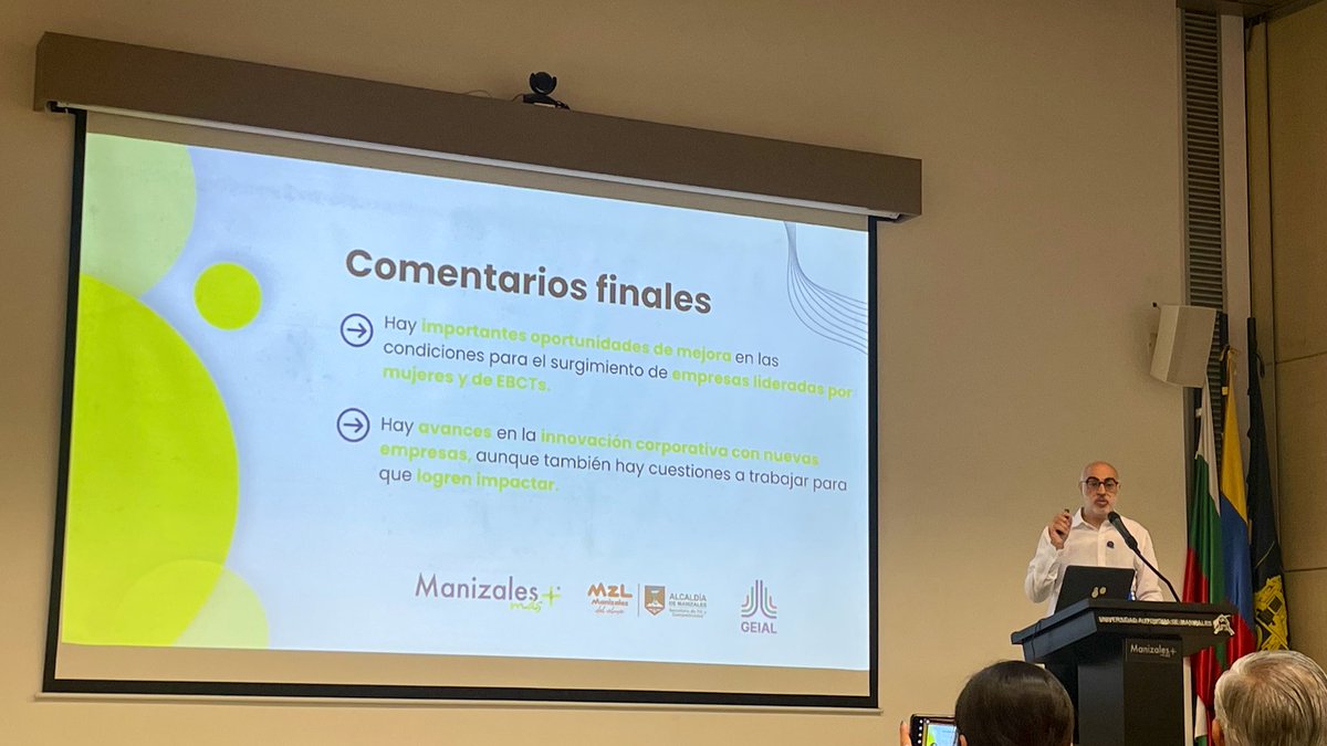 EstudiosCCMPC's tweet photo. 🎉 Manizales en el top 3 de ecosistemas de emprendimiento en Latam 🌎: Desde @CCManizales celebramos el reconocimiento de GEIAL y reafirmamos nuestro compromiso con la innovación. ¡Con estos reportes, sigamos construyendo el futuro juntos! 🚀 #EcosistemaDeInnovación https://t.co/9u8V6jybQB