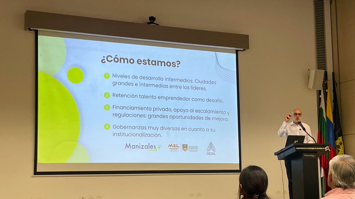 EstudiosCCMPC's tweet photo. 🎉 Manizales en el top 3 de ecosistemas de emprendimiento en Latam 🌎: Desde @CCManizales celebramos el reconocimiento de GEIAL y reafirmamos nuestro compromiso con la innovación. ¡Con estos reportes, sigamos construyendo el futuro juntos! 🚀 #EcosistemaDeInnovación https://t.co/9u8V6jybQB