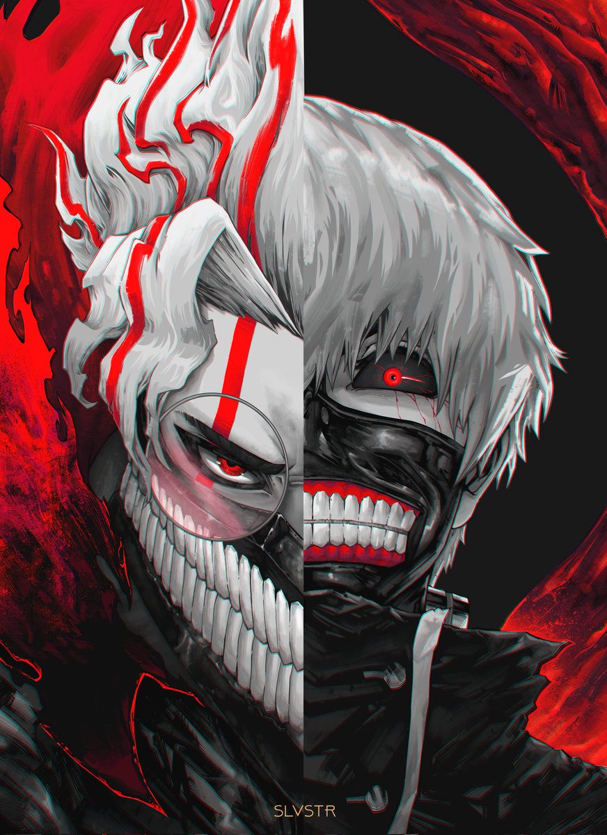 pen_syls23's tweet photo. Crimson Edition🖤❤️
#Dandadan #TokyoGhoul https://t.co/nSL6vnvYoK