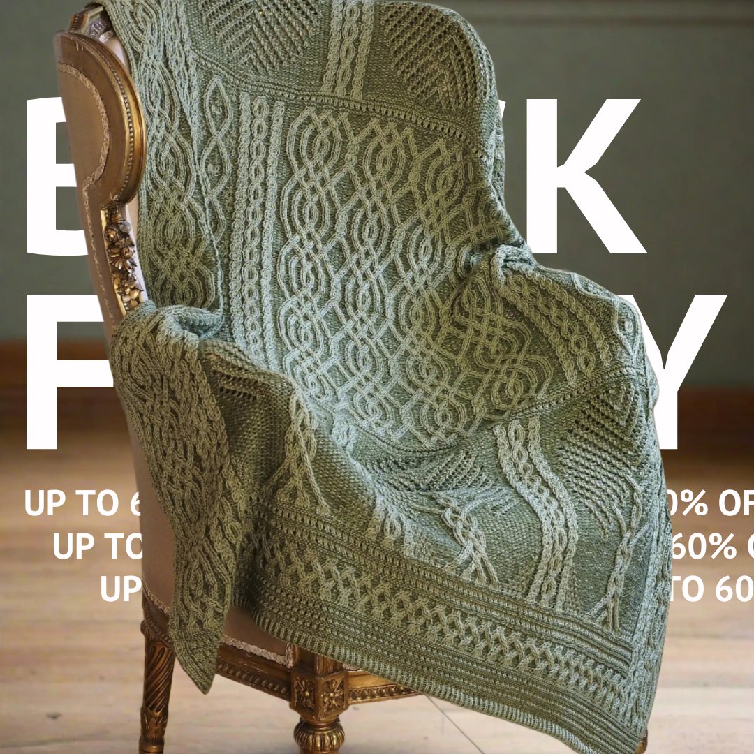 SkelligGifts's tweet image. The Aran Crafts Fairy Tree Merino Throw boasts a generous 40x60 inches and was inspired by the ancient Irish folklore of the Fairy Tree, thought to be sacred ground for the mythical 'wee folk'.

#IrishGifts #WoolThrow