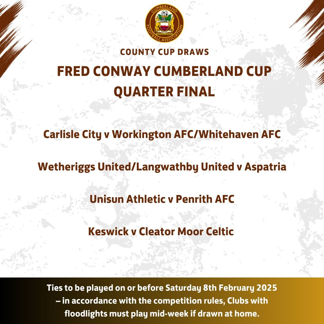 Cumberland FA  ⚽️ tweet media
