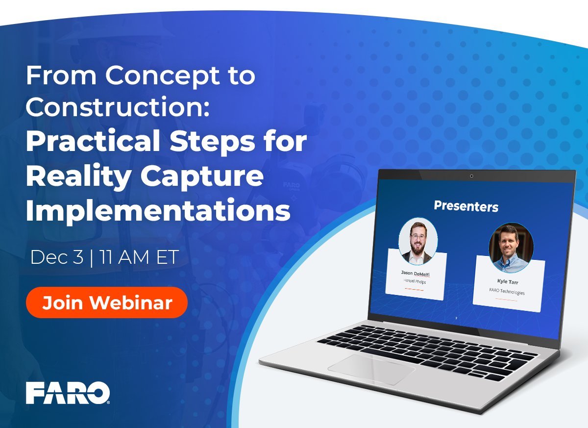Join us for an insightful webinar on December 3rd as we explore how to integrate #realitycapture technology seamlessly into your #construction workflows and learn how it can revolutionize your collaboration and #data strategies: spr.ly/6018tTJCI
