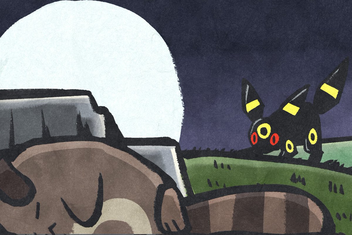 ブラッキー 「」|めちくんのイラスト