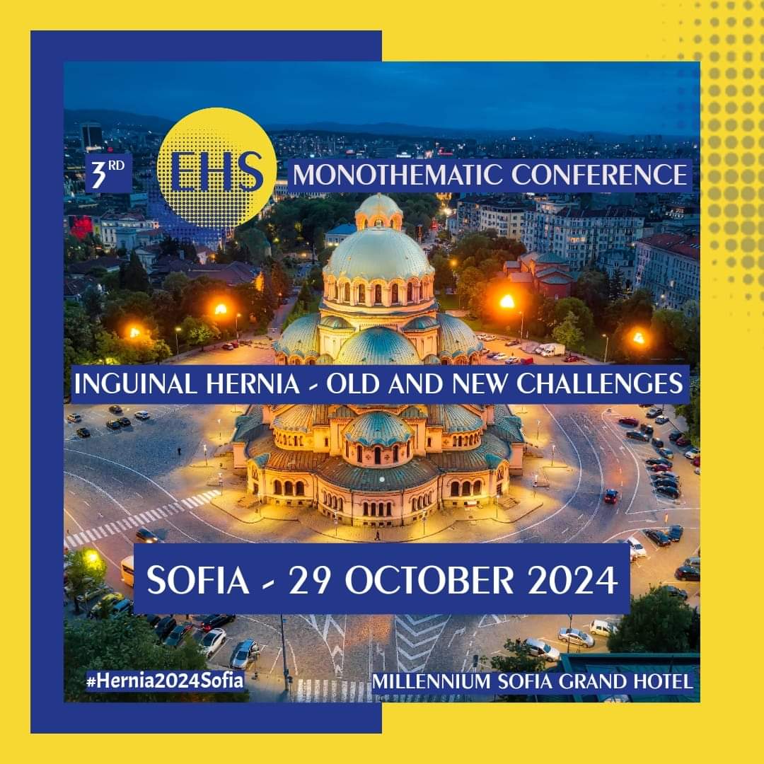 eurohernias's tweet photo. ✨ Highlights from the 3rd EHS Monothematic #HerniaConference, which was held in Sofia last month.

Read it here ➡️ https://t.co/2sFLH5K6mH

#Hernia2024Sofia #InguinalHernia #GroinHernia #HerniaSurgery #AWSurgery #HerniaFriends #HerniaFamily #WeareEHS #HerniaSocietyUncovered https://t.co/VWcK005oEw