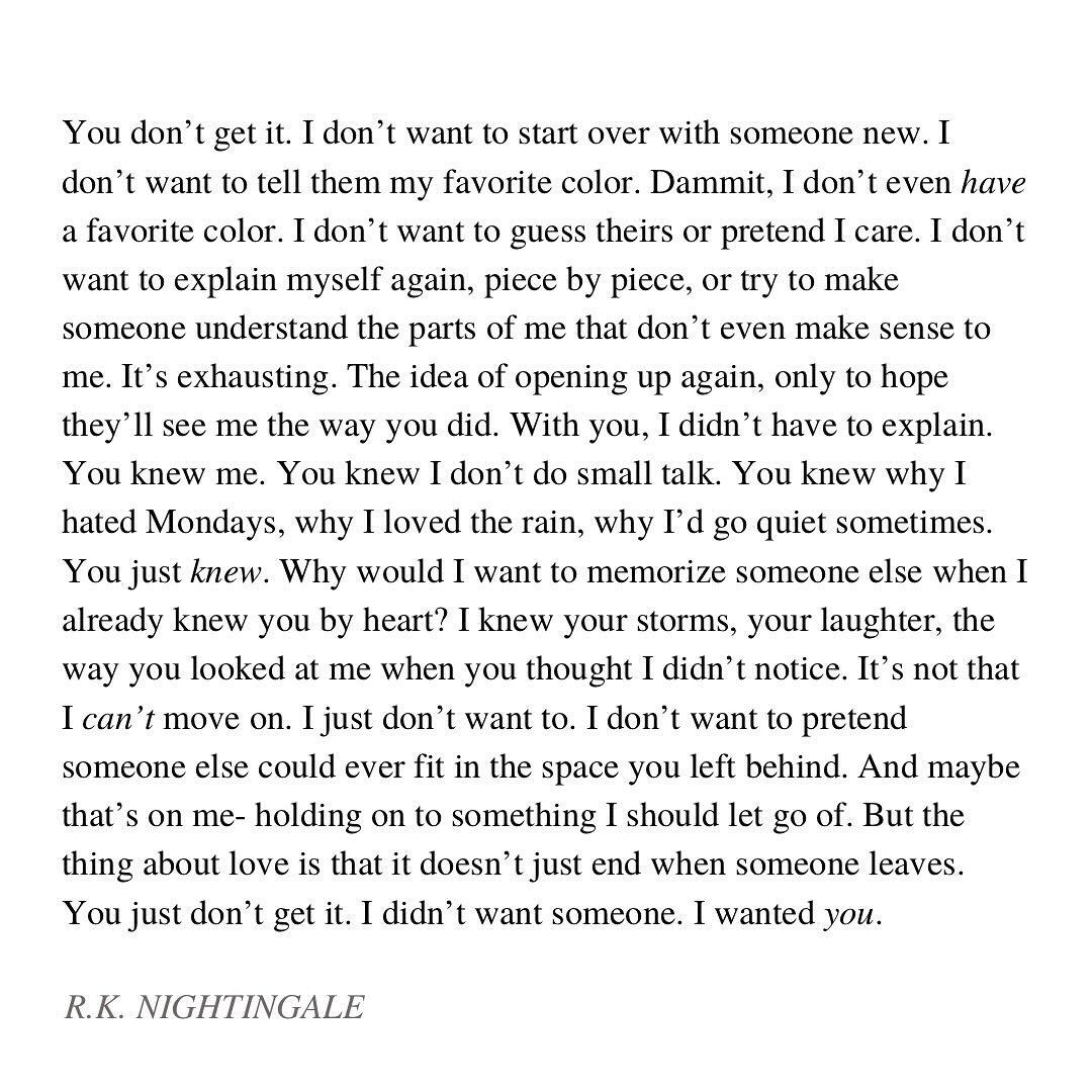 Lovandfear's tweet image. I didn’t want someone. I wanted you.