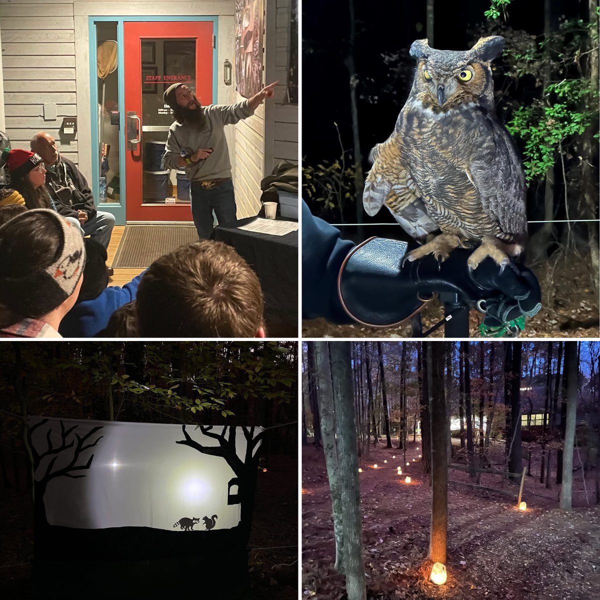 WakeGovParks's tweet photo. Thank you so much to everyone came to #BlueJayPoint's Night Owls and Candle Magic last Saturday! Participants enjoyed beautiful fall weather for the event.
Special thanks to all the staff and volunteers who helped make the event a success! https://t.co/eWiPpKTUo5