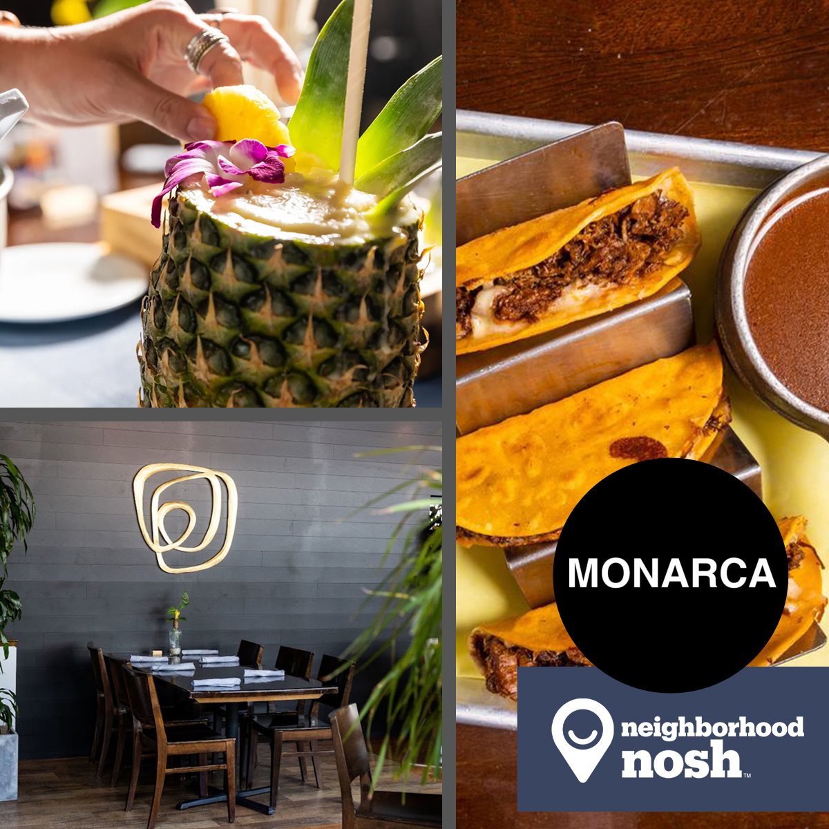 Monarca is a sleek and sophisticated dining spot that serves delicious, high end Mexican cuisine. They constantly change their menu with new creations like ceviche, enchiladas, steaks, and more.bit.ly/40lLrwE