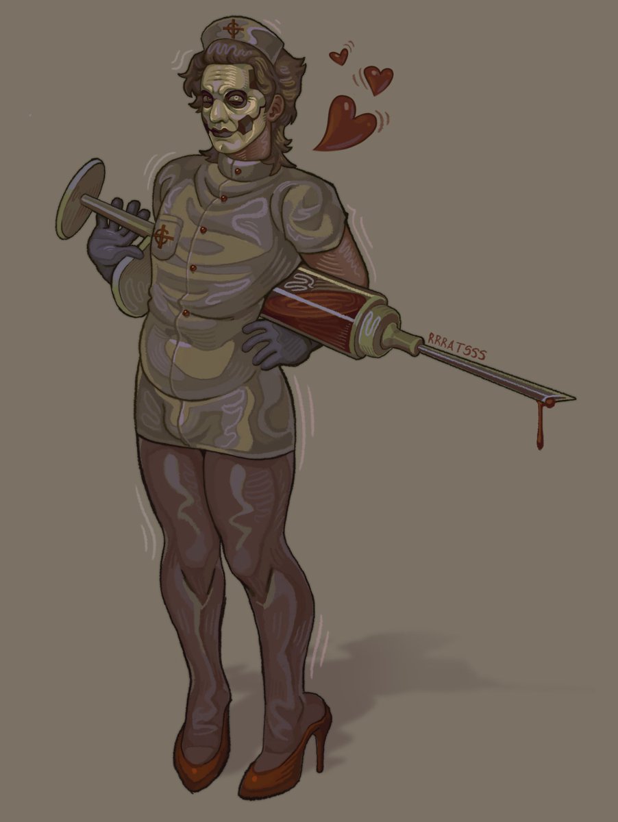 elderly pope in girly outfit #thebandghost