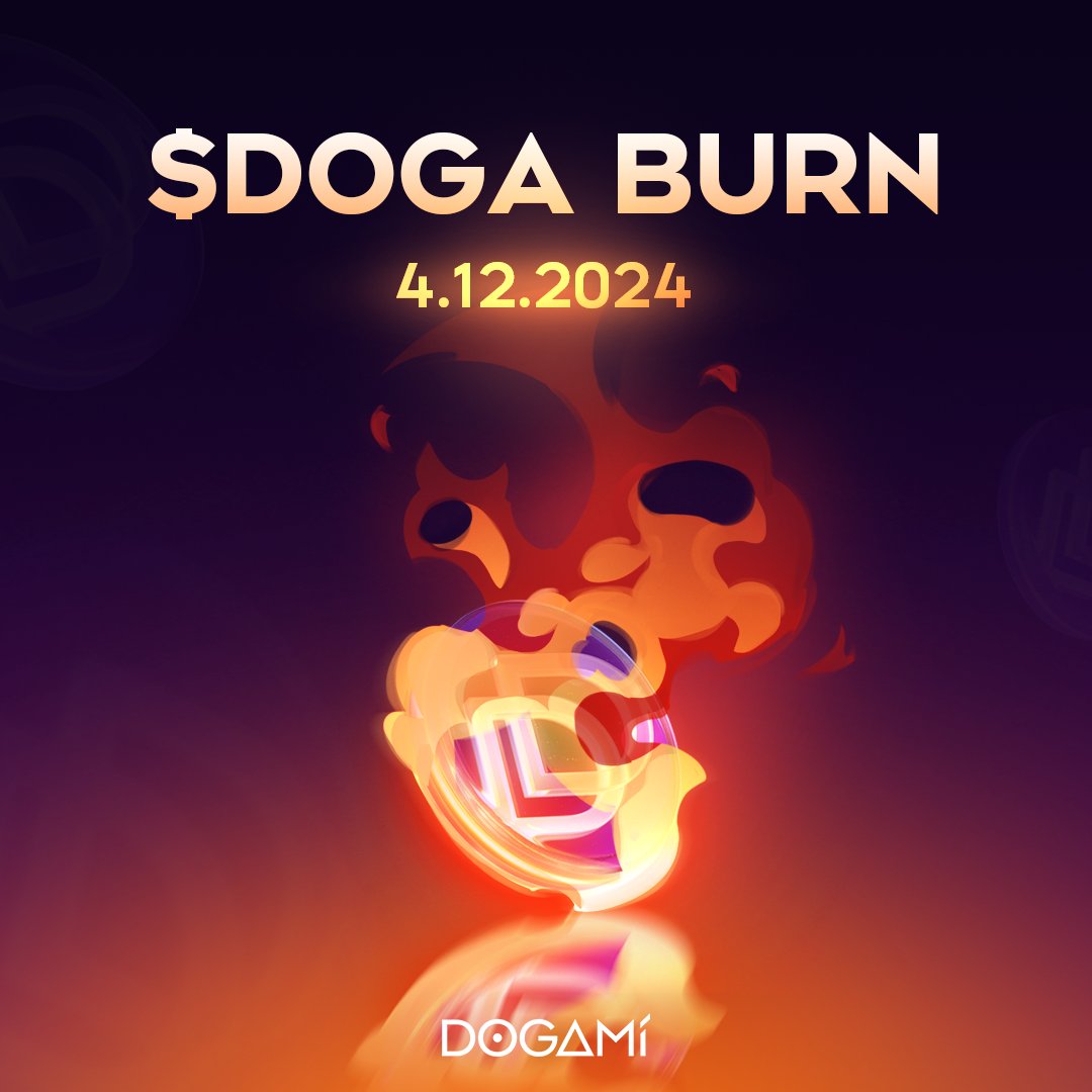 1st DOGAMÍ A.L.L.I.E.S. DAO proposal, PASSED ✅

42.0% of the remaining $DOGA will be burned, capping the total supply at 888,888,888 🔥

The burn will take place on Dec 4th (mark your calendars)! 🗓️

1/3 🧵