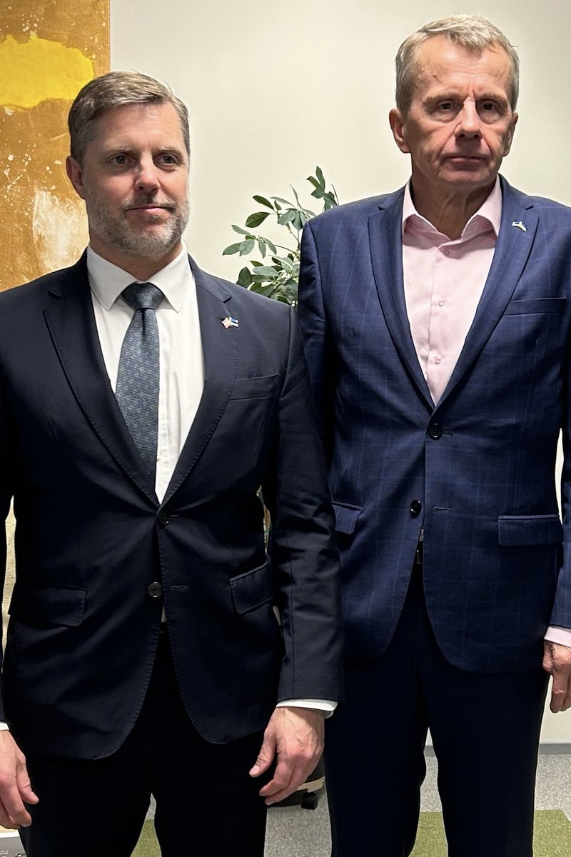 It was a privilege to meet Minister of Finance Jürgen Ligi and congratulate him on the completion of the 7-year EEA &amp; Norway Grants period. We also discussed cooperation in the upcoming period which is being negotiated. 71 mill EUR will be available for Estonia in this package.