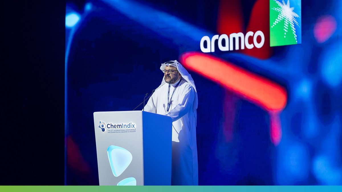 saudi_aramco's tweet photo. النائب التنفيذي للرئيس للتقنية والابتكار، أحمد الخويطر، يؤكد على جهودنا في تعزيز الابتكار للاستفادة من مصادر الطاقة المتجددة، بهدف تطوير حلول مستدامة وذلك خلال مشاركته في @Chemindix2024 

#أرامكو https://t.co/fagXviXhXH