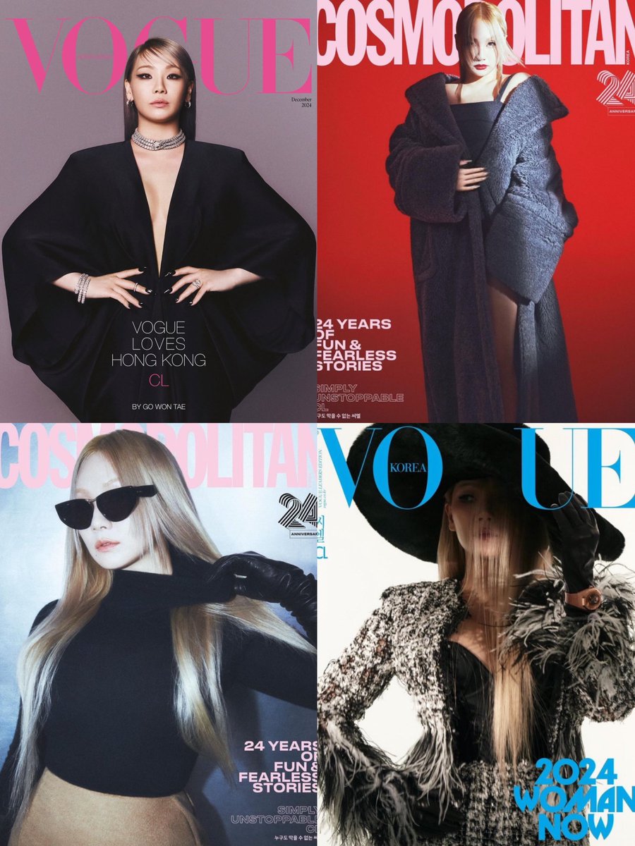 onIychaerin's tweet photo. CL’s solo magazine covers this year🙌

VOGUE HONG KONG
VOGUE KOREA
COSMOPOLITAN KOREA https://t.co/PzAmNB5zTv