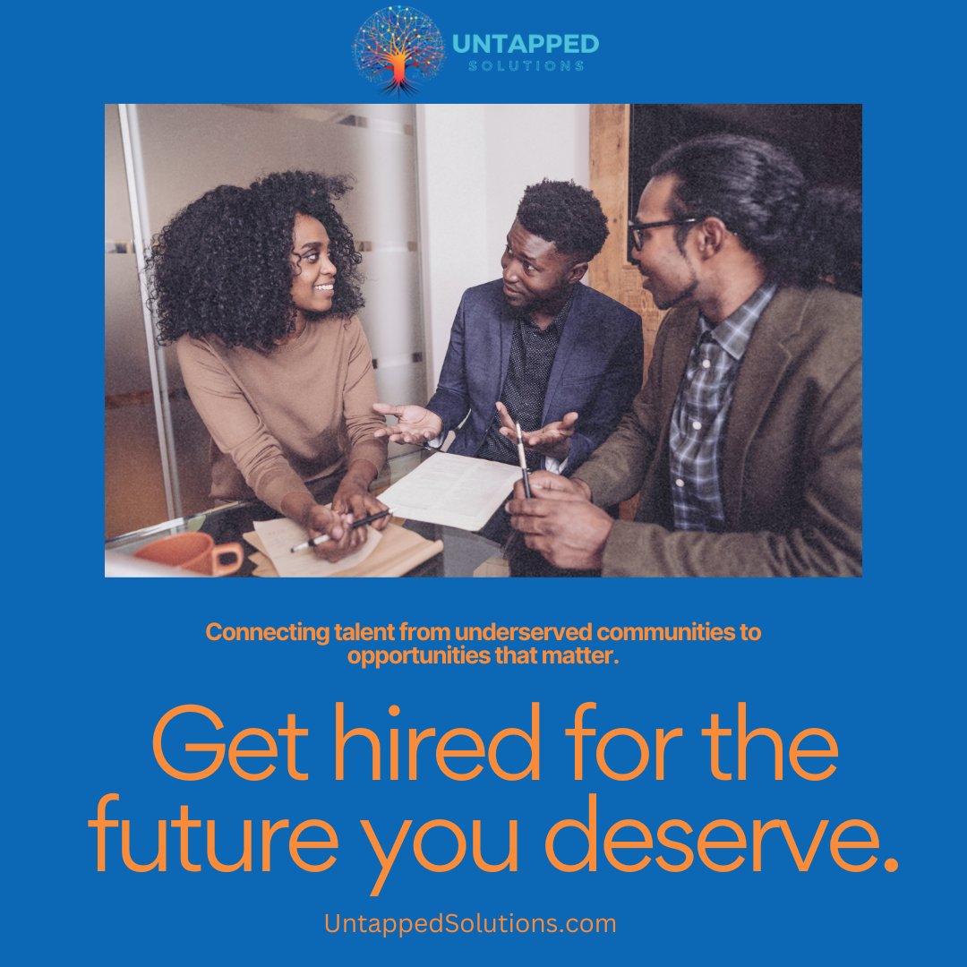 Facing barriers? Struggling to enter the job market?

At Untapped Solutions, your untapped potential is your strength. Find $100K+ jobs, resources, and a community to support your success.

🌟 Sign Up Today at Untappedsolutions.com

#UntappedPotential #GetHired