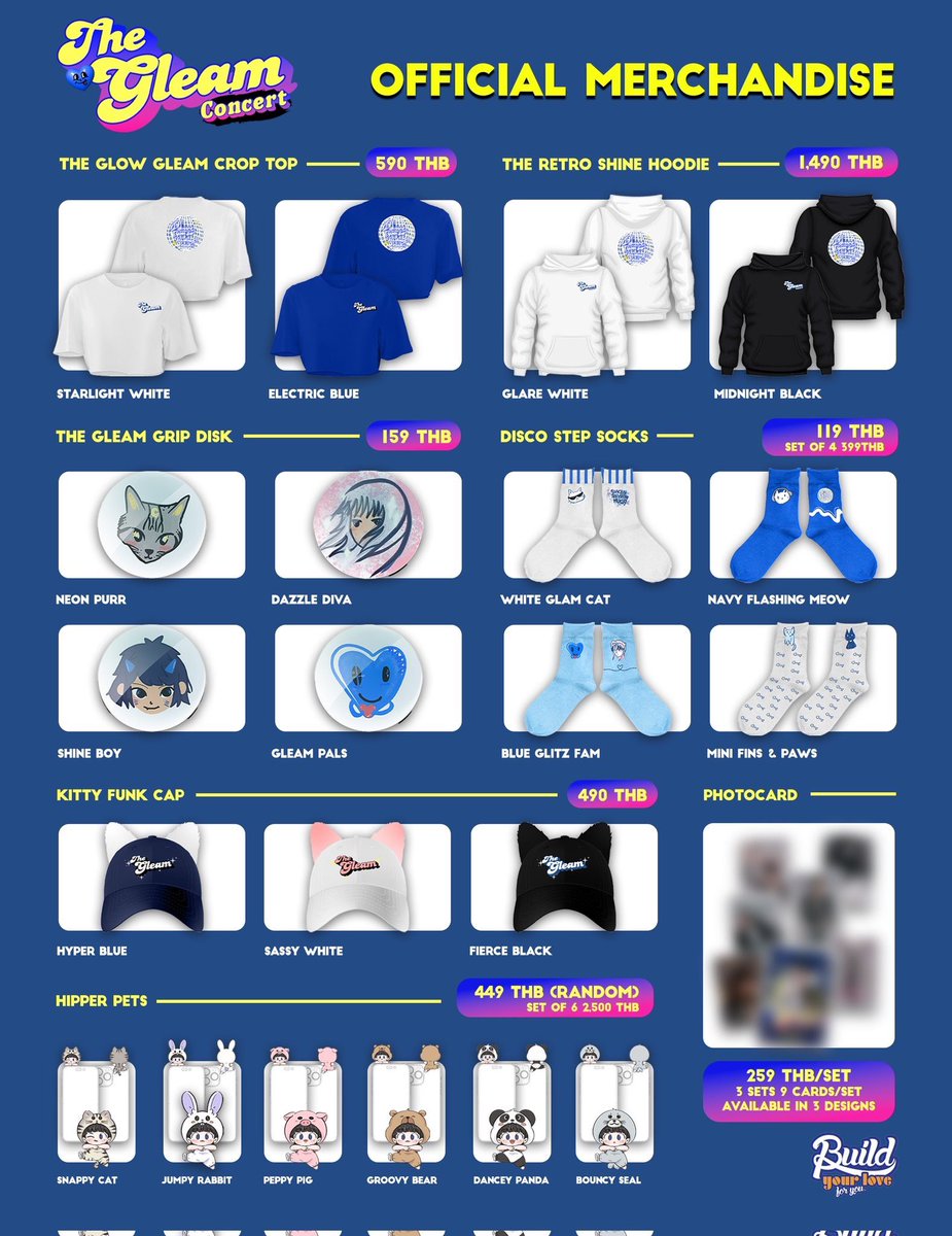 BuildJakapan_PH's tweet photo. 🪩 THE GLEAM OFFICIAL MERCH 🪩

— doo: December 15, 11:00 am
— read the form & list your order properly 
— to be picked up on concert
🔗 https://t.co/G4GmZ1UTPj

❗️for CAT ON THE MOON necklace, we advise to order it FIRST due to limited stocks.

#BuildJakapan #Beyourluve @JakeB4rever