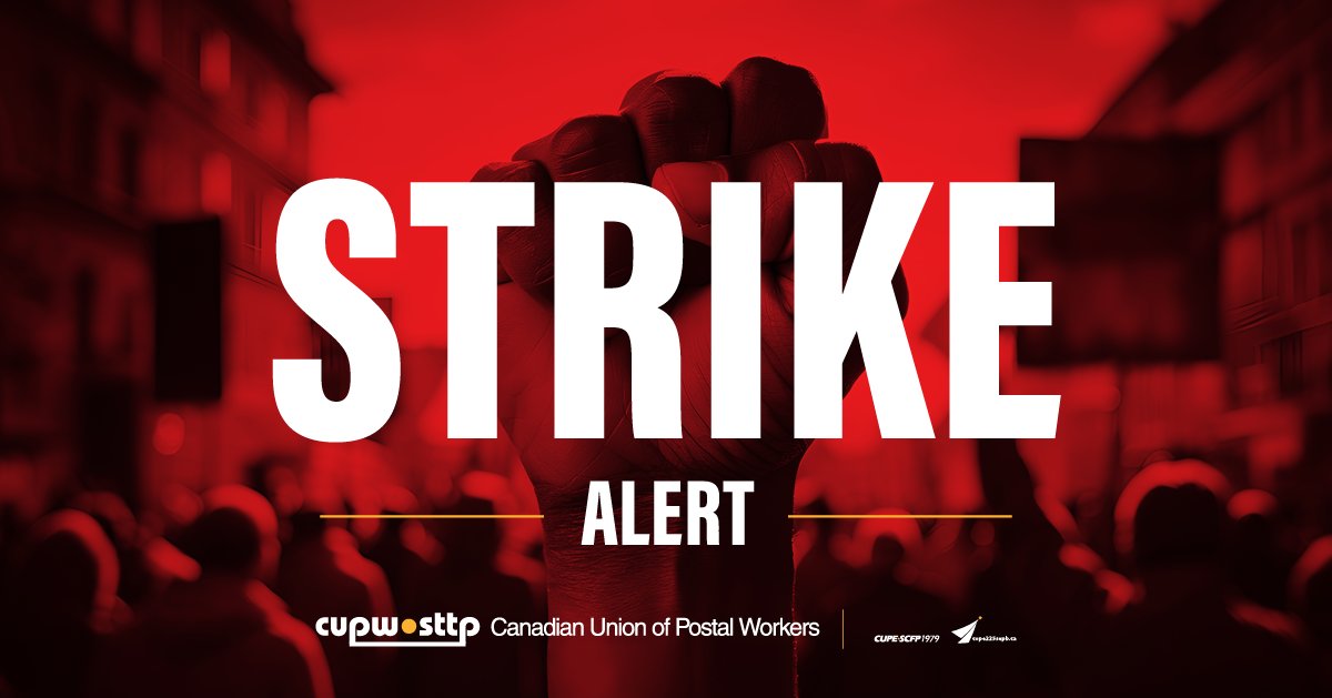 cupw's tweet photo. CUPW Picket Line Locations

https://t.co/qS0fOmSVPI

#SupportCUPW #canlab #cdnpoli @CanadianLabour https://t.co/IPEoovNwqA