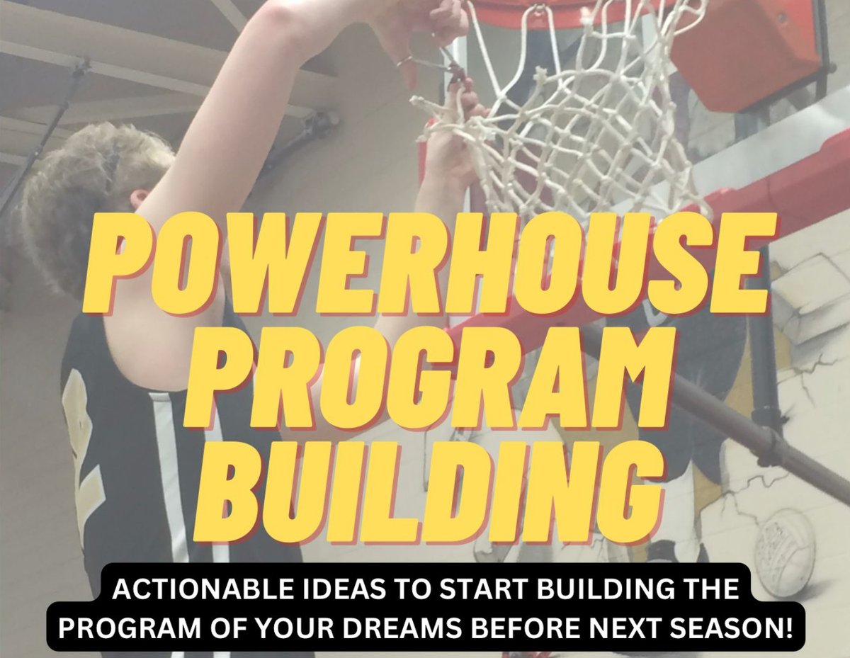 🚨 Giveaway 🚨

Powerhouse Program Building ($399)

1️⃣ Winner receives “Powerhouse Program Building”
2️⃣ Winners receive “Encyclopedia of Zone Offense”

🏀 RT to enter
🏀 Comment “Powerhouse” for a 2nd entry

Winners 📣 tonight @ 9pm EST… will confirm entry with a DM

Read ⬇️ 👀