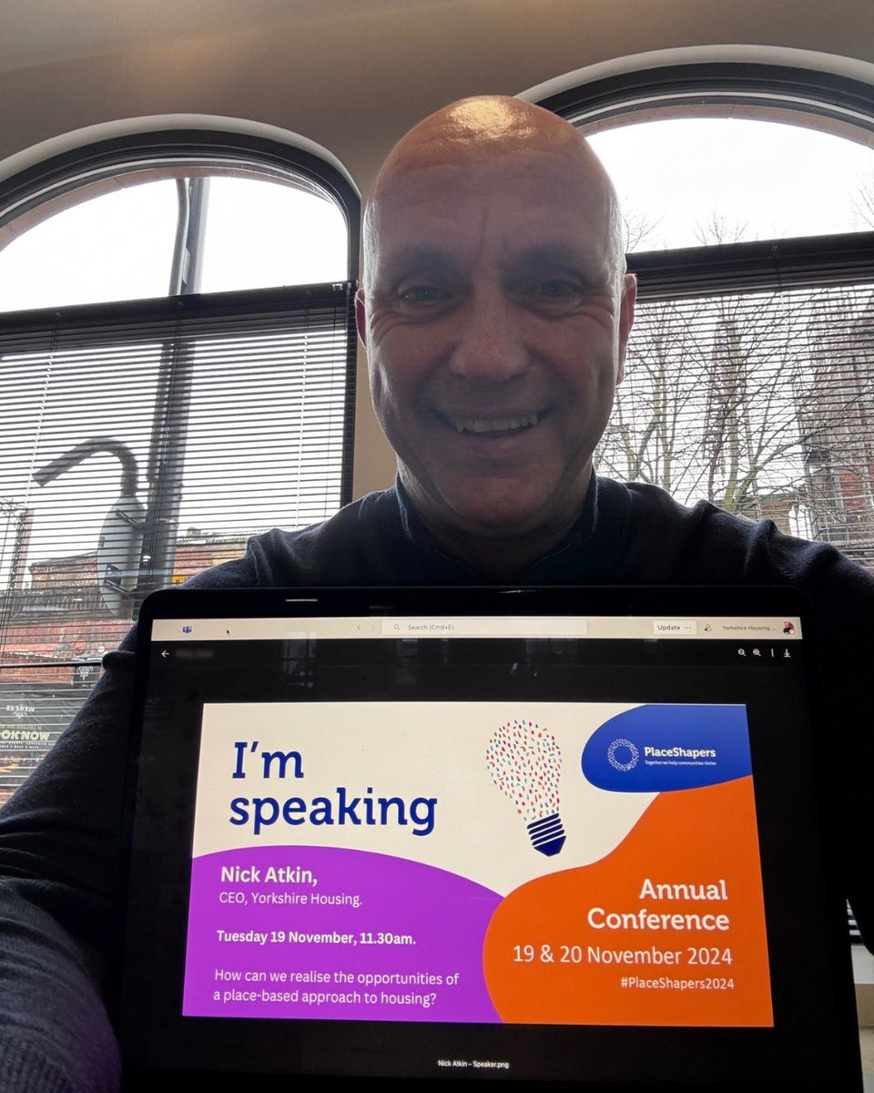 Yorkshire Housing (@yhousing) on Twitter photo Check out <a href="/nickatkin_yh/">Nick Atkin</a>'s top three takeaways (not the fish and chips kind 😏) from <a href="/placeshapers/">PlaceShapers</a> conference in the comments ⬇️
He was part of a panel answering the big question: How can we realise the opportunities of a place-based approach to housing?
#PlaceShapers2024 Check out <a href="/nickatkin_yh/">Nick Atkin</a>'s top three takeaways (not the fish and chips kind 😏) from <a href="/placeshapers/">PlaceShapers</a> conference in the comments ⬇️
He was part of a panel answering the big question: How can we realise the opportunities of a place-based approach to housing?
#PlaceShapers2024