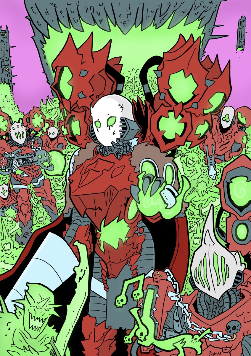 Made an updated version of my Raknarock illustration. It has been a long time since I last drew something for fun sake. it is also fun to compare the old ideas with the new😄