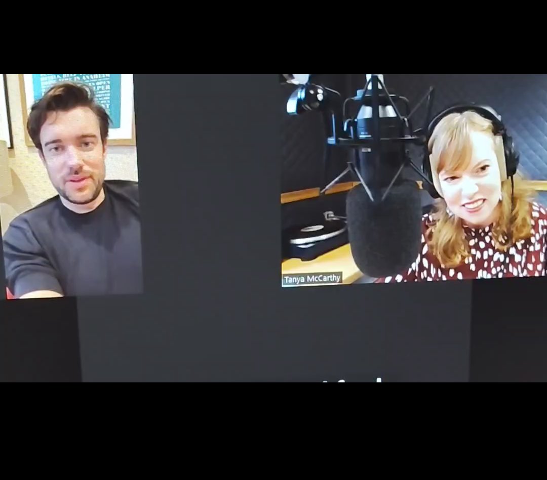 A lovely chat with <a href="/jackwhitehall/">Jack Whitehall</a> ! Interview coming out on <a href="/V2RadioSussex/">V2 Radio</a> soon x