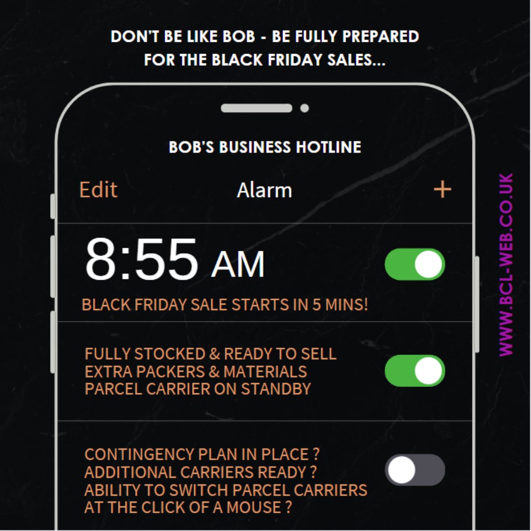 #BLACKFRIDAY- DONT PANIC- PLEASE CALL US ON 01254 679915