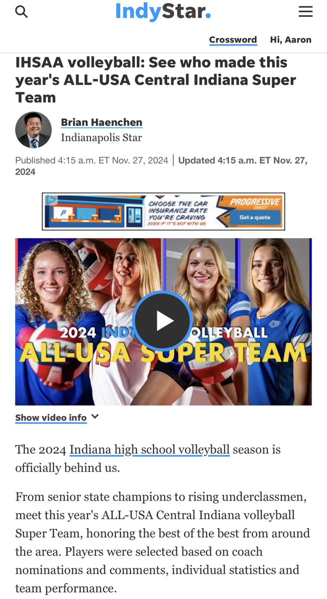 another mention from IndyStar 🏐⭐️ <a href="/lnwildcats/">LN Wildcats</a> <a href="/TheAcademyVB/">The Academy Volleyball Club</a> <a href="/TAVCRecruiting/">The Academy Volleyball Club Recruiting</a> <a href="/PrepDig/">Prep Dig 🏐</a> <a href="/PrepDigIN/">Prep Dig Indiana</a> <a href="/vbconnection/">Volleyball Connection</a>