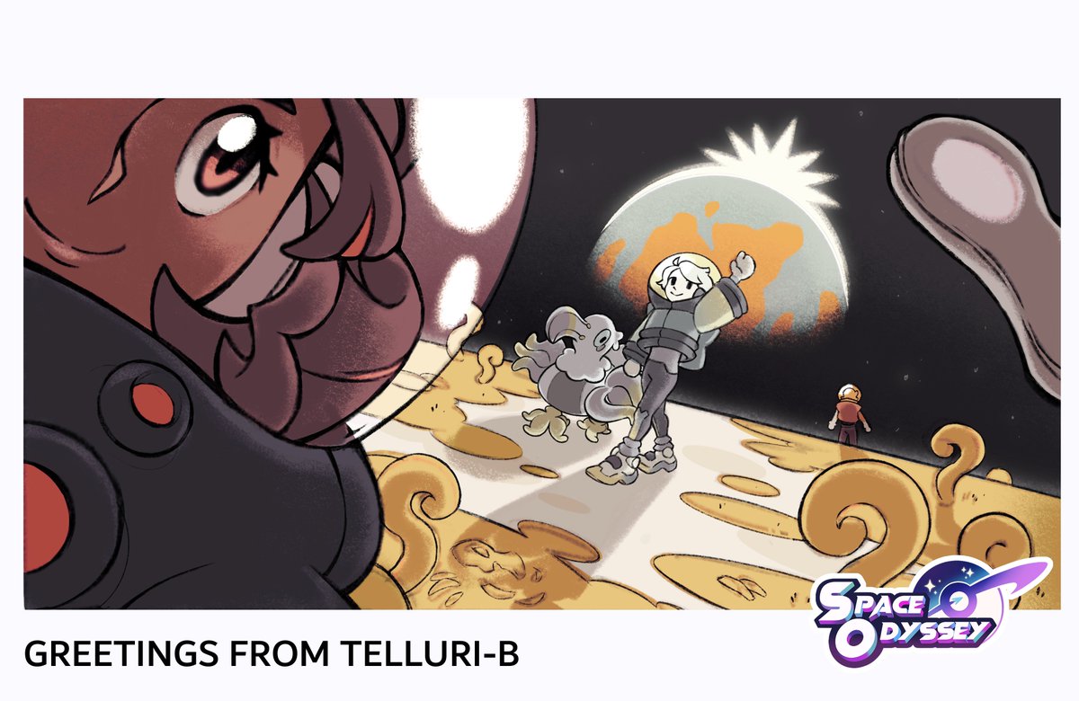 After two years on Telluri-A, it's time to visit Telluri-B! This natural satellite served as a relay base and observation post before establishing a thriving colony on Telluri-A. Two things reign here: yellowish moss and boredom.