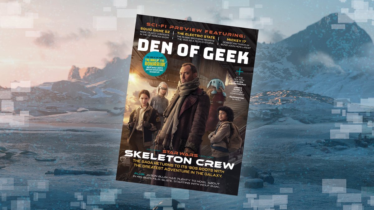 Return to the galaxy far, far away with the new issue of Den of Geek magazine! 

Our biggest cover story yet brings you an EXCLUSIVE inside look at the new #DisneyPlus series Star Wars #SkeletonCrew, featuring interviews with co-creators Jon Watts and Christopher Ford, star Jude