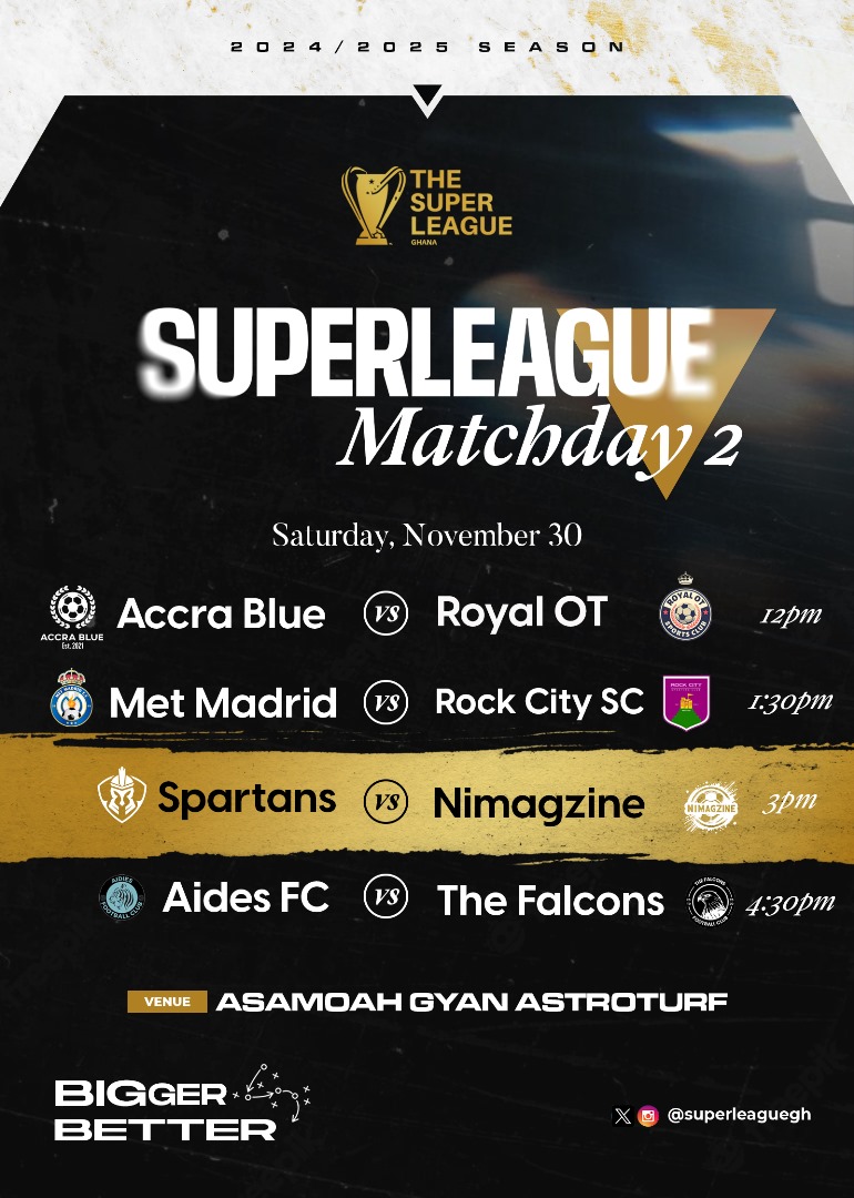 superleaguegh's tweet image. Are you ready for exciting football this weekend? These are our fixtures for Week 2. 
#TSLG #SuperLeaguegh #BiggerBetter